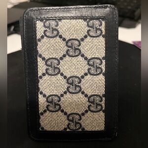 Vintage great condition Gucci accessory collection card wallet with monogram